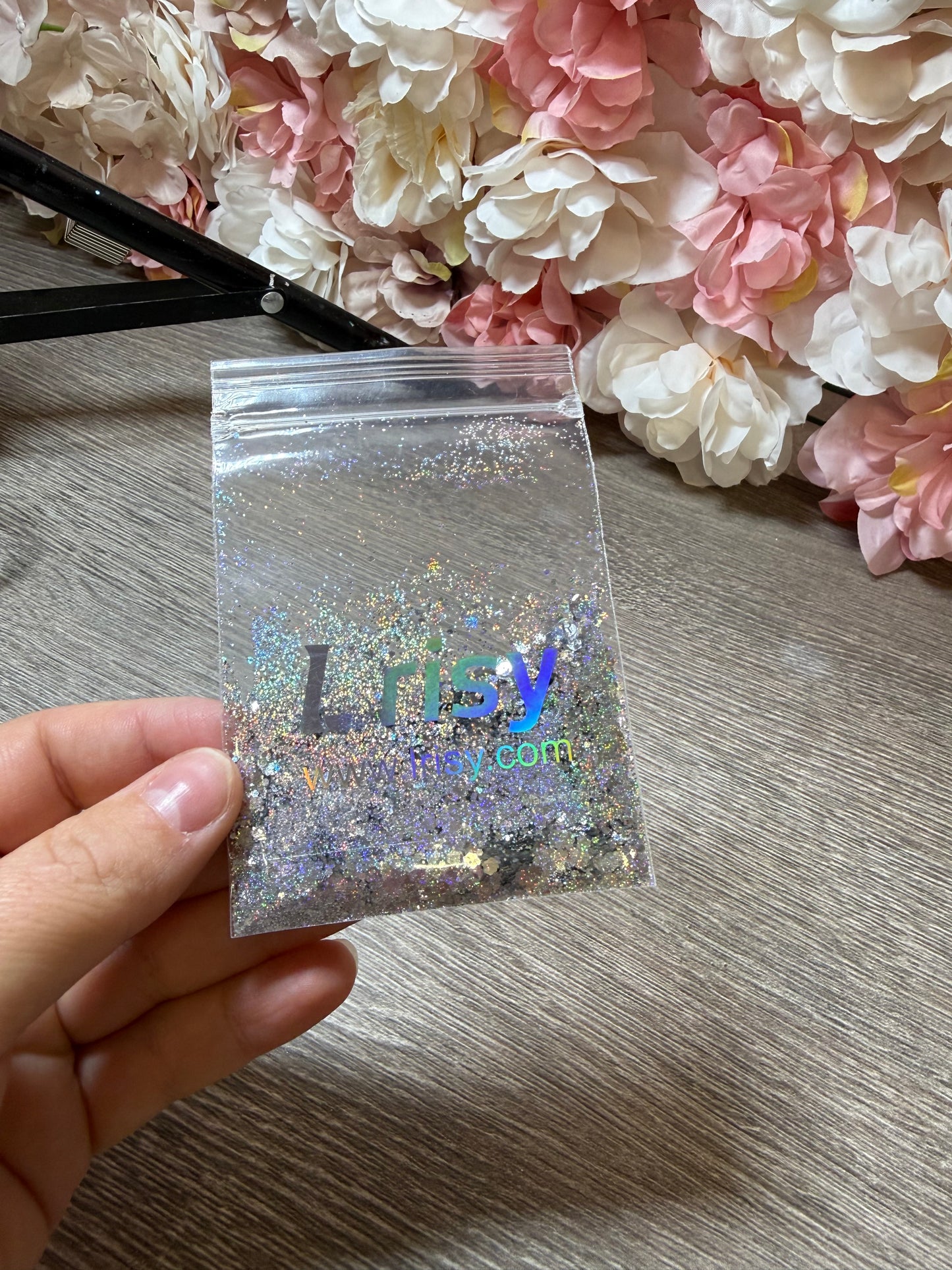 Lrisy Holographic Glitter Silber – Mix – ca. 5–6 g – neu