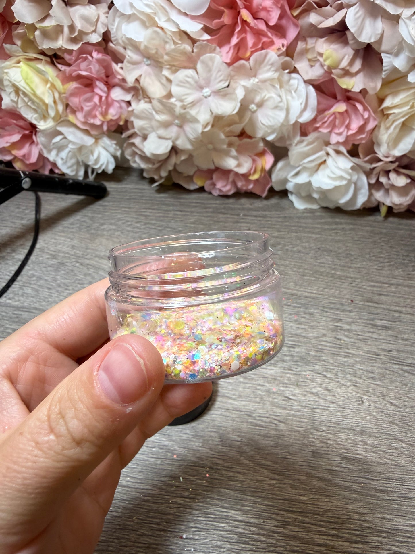 Pastell Holo Glitter Mix – teilgefüllte Dose