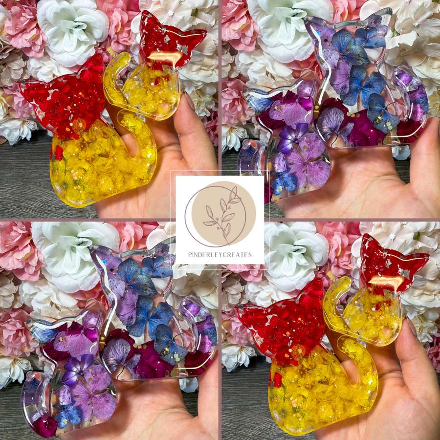 Figurenset 2D-Katzen in verschiedenen Designs