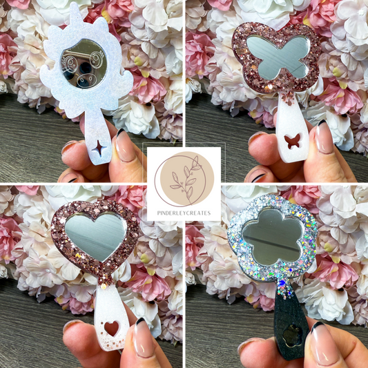 Mini Handspiegel in verschiedenen Designs