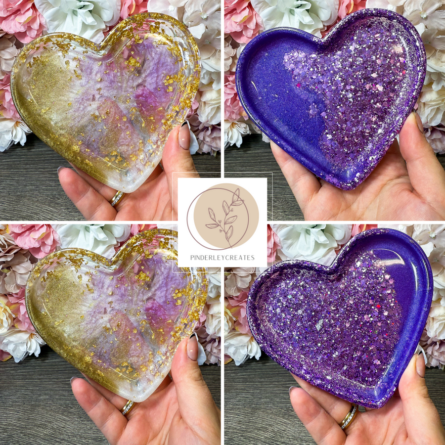 Tablett Herz in verschiedenen Designs