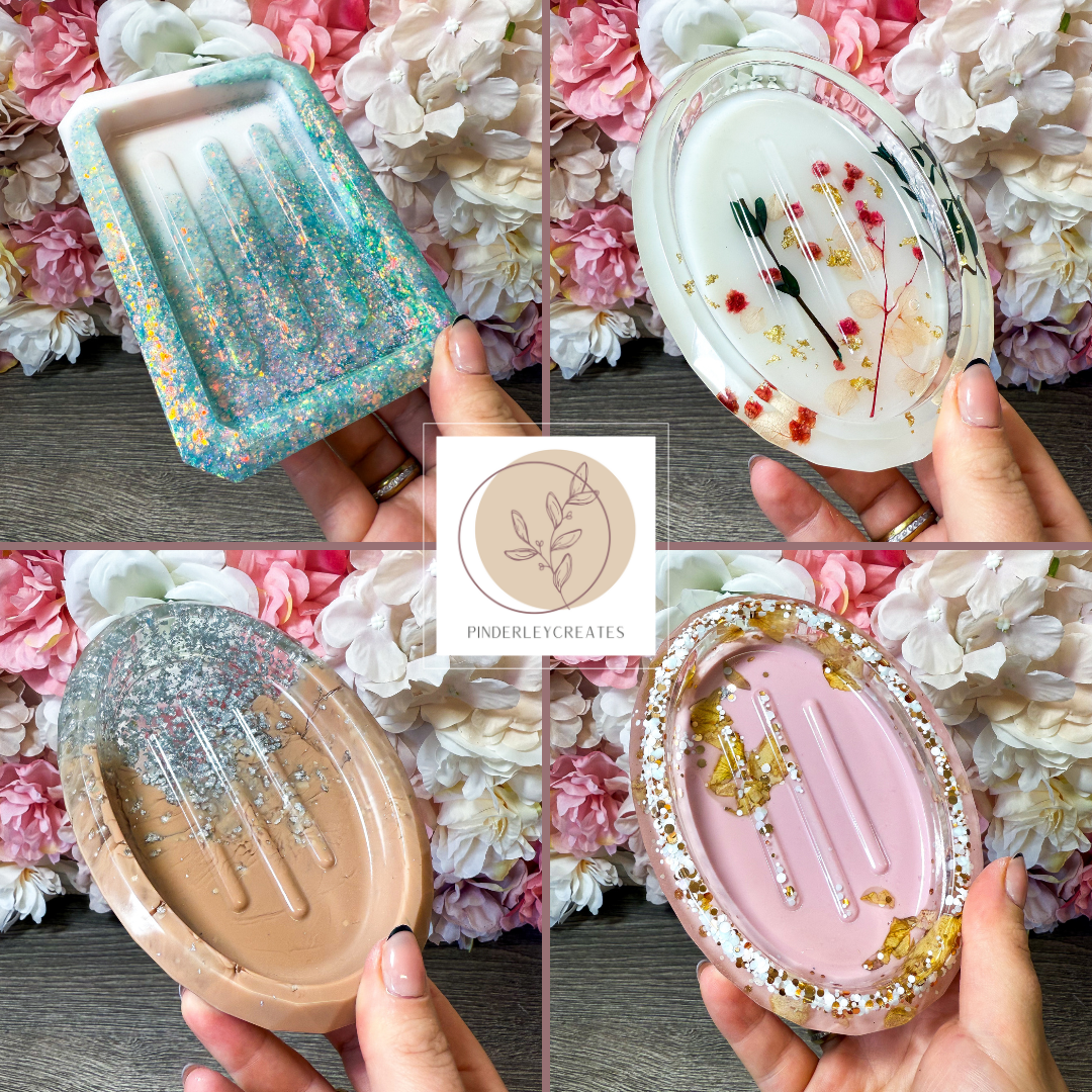 Seifenschalen in verschiedenen Designs