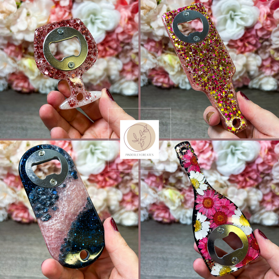 Flaschenöffner aus Resin in verschiedenen Designs
