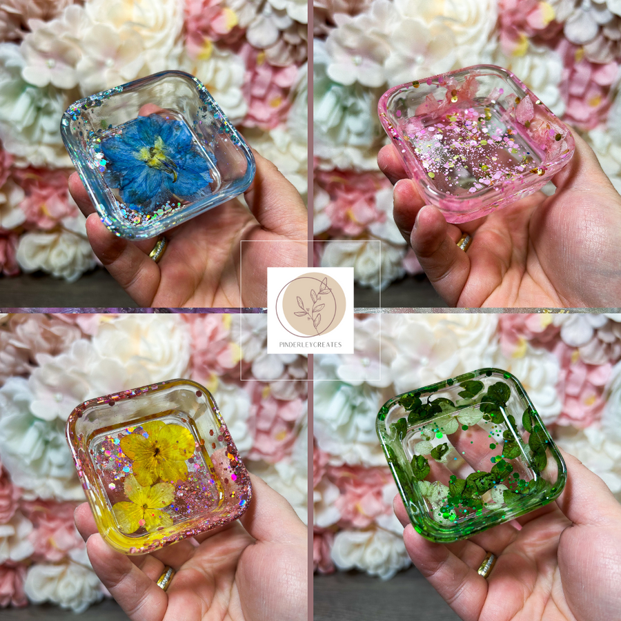 Kleine Schale "eckig" in verschiedenen Designs