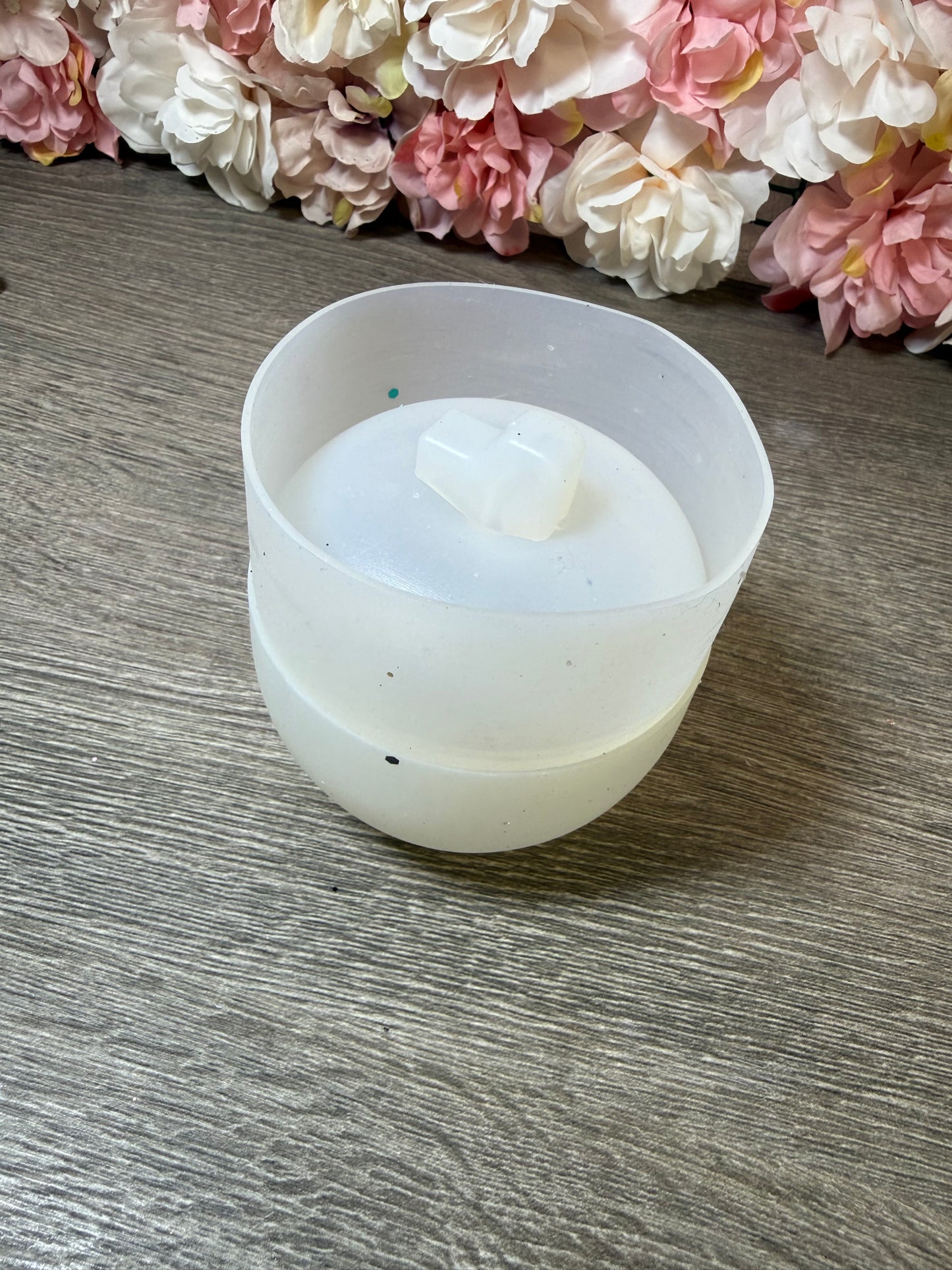 Apfeldose mit Deckel Silikonform neuwertig