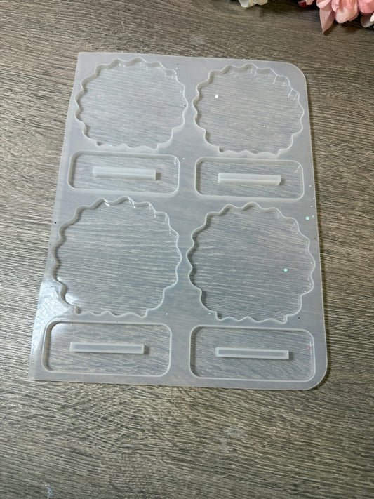 Kleine Erinnerungsaufsteller Silikonform 4 Stück neu