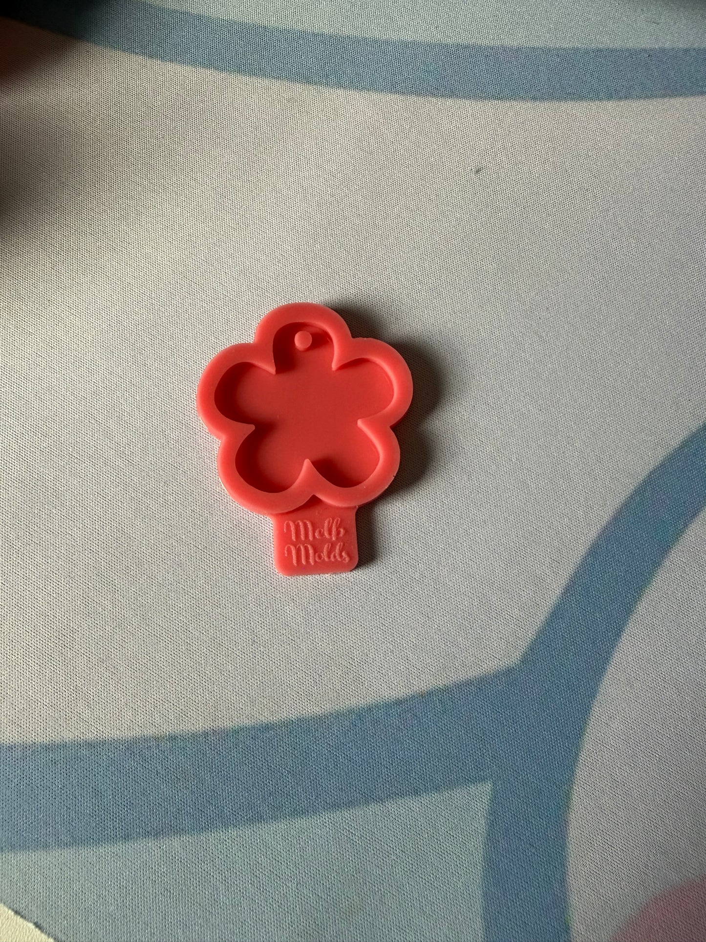 Blume Schlüsselanhänger Silikonform (MelbMolds) – neuwertig