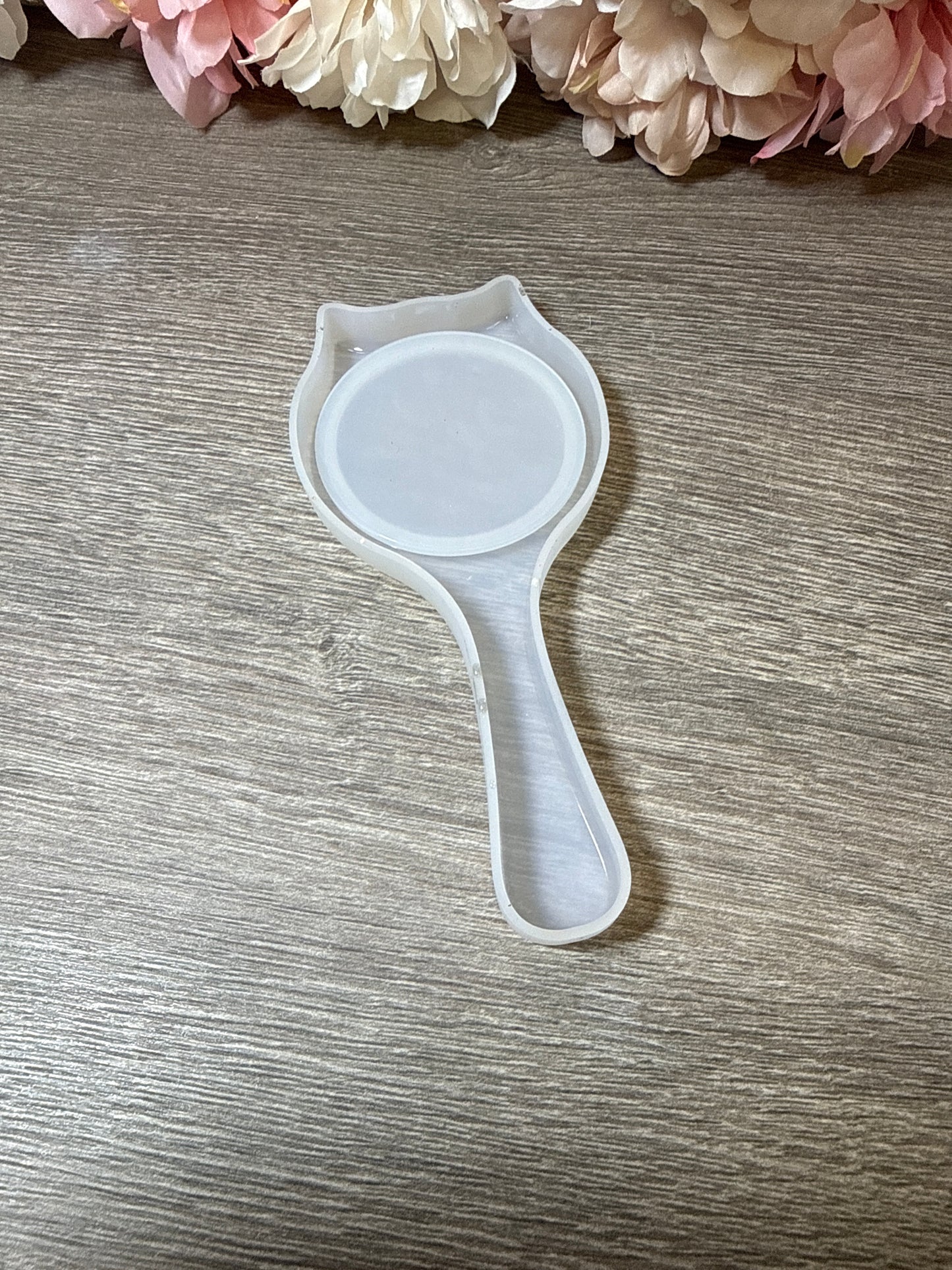 Silikonform Katzen Haarbürste, gebraucht