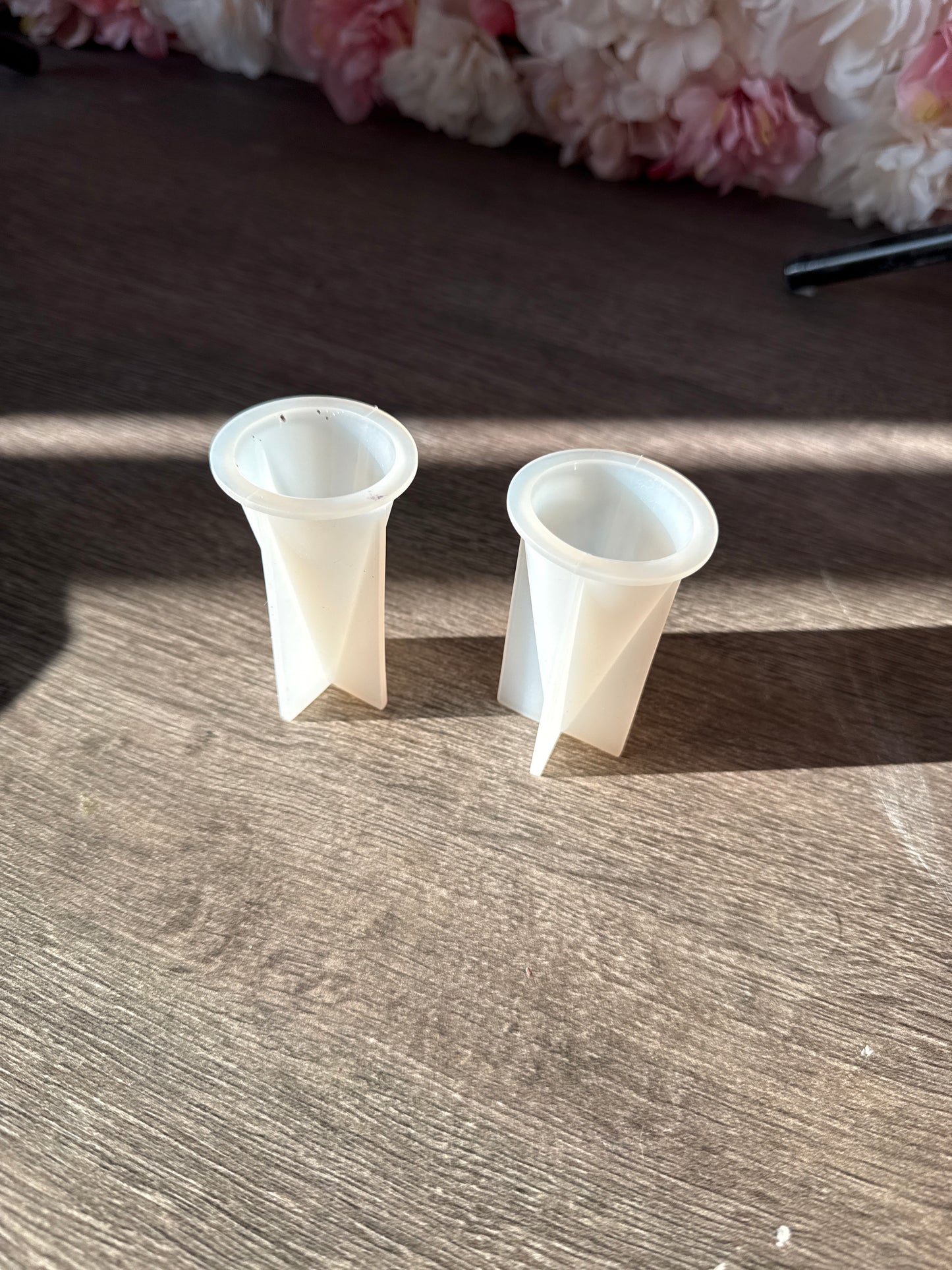 Silikonform Ringhalter Kegel, gebraucht, Stückpreis
