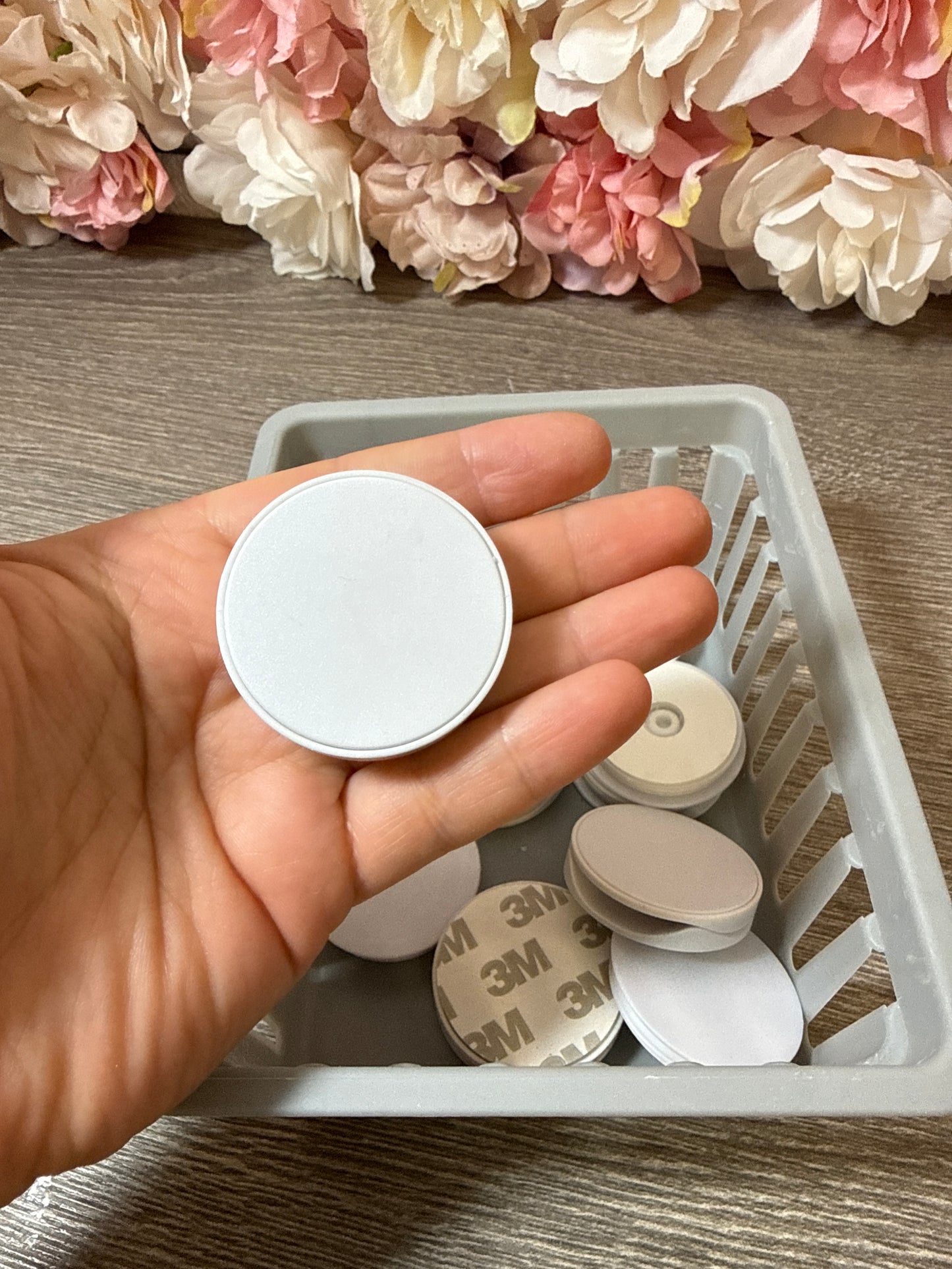 Popsocket Rohlinge Weiß Stückpreis
