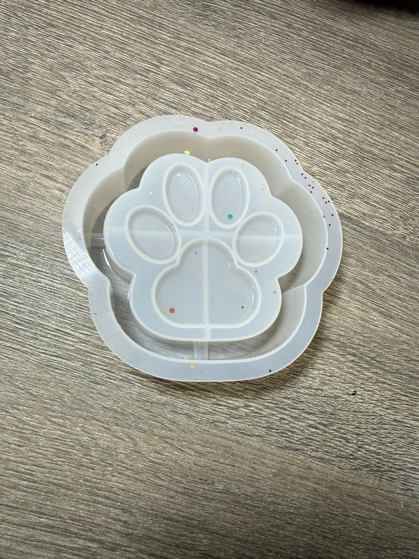 Pfoten Aschenbecher / Schale Silikonform – gebraucht (1–2× benutzt)