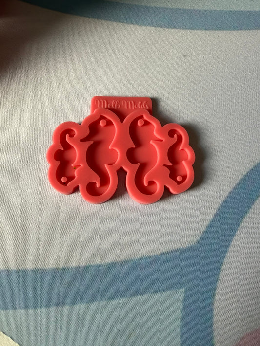 Melb Molds Seepferdchen Schlüsselanhänger Silikonform – sehr guter Zustand