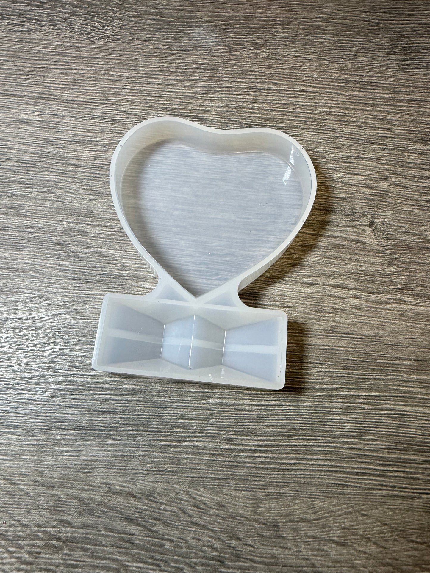 Silikonform Erinnerungsherz mit Aufsteller – klein – neu & unbenutzt – Resin