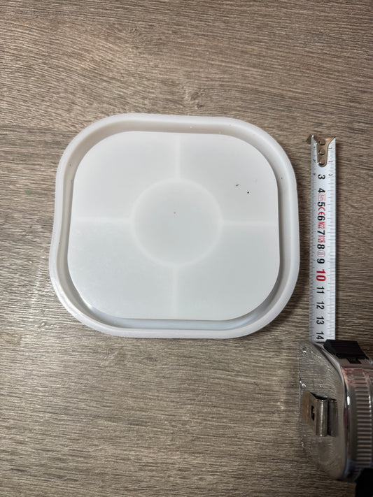 Quadratisches Tablett Silikonform – sehr guter Zustand