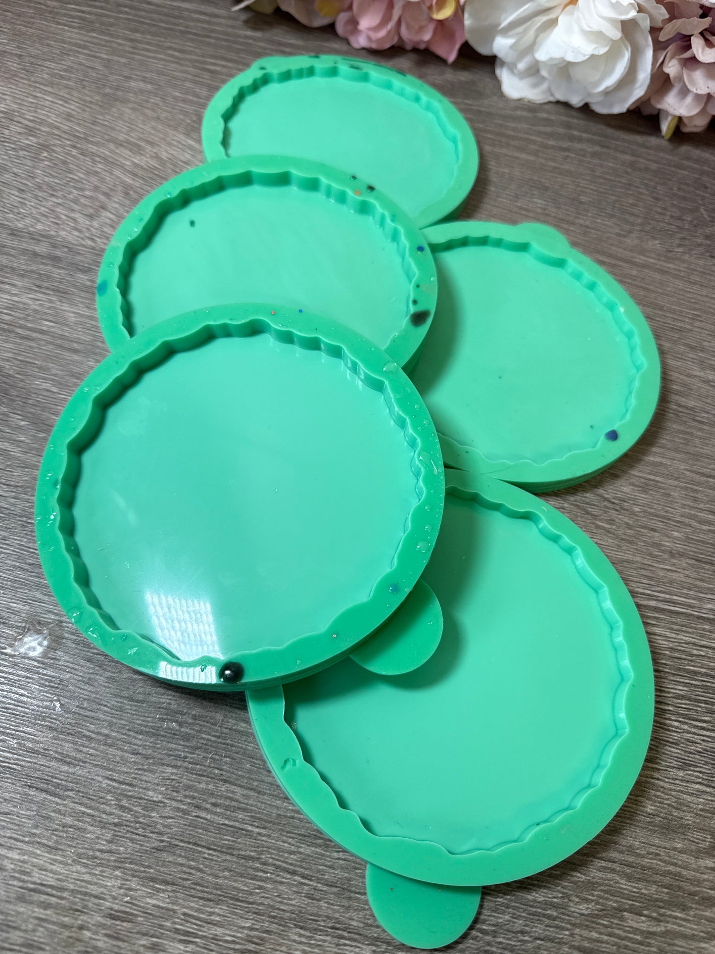 Geoden Untersetzer Silikonform – gebrauchter Zustand – Refloxy – Stückpreis
