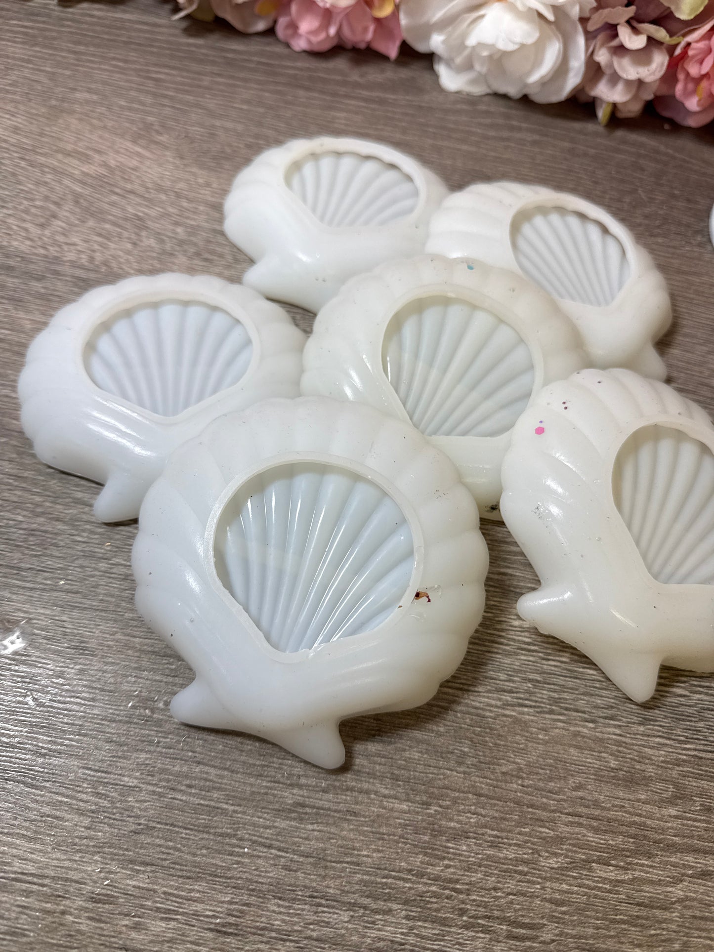 Muschelschale Silikonform – guter bis sehr guter Zustand – Stückpreis
