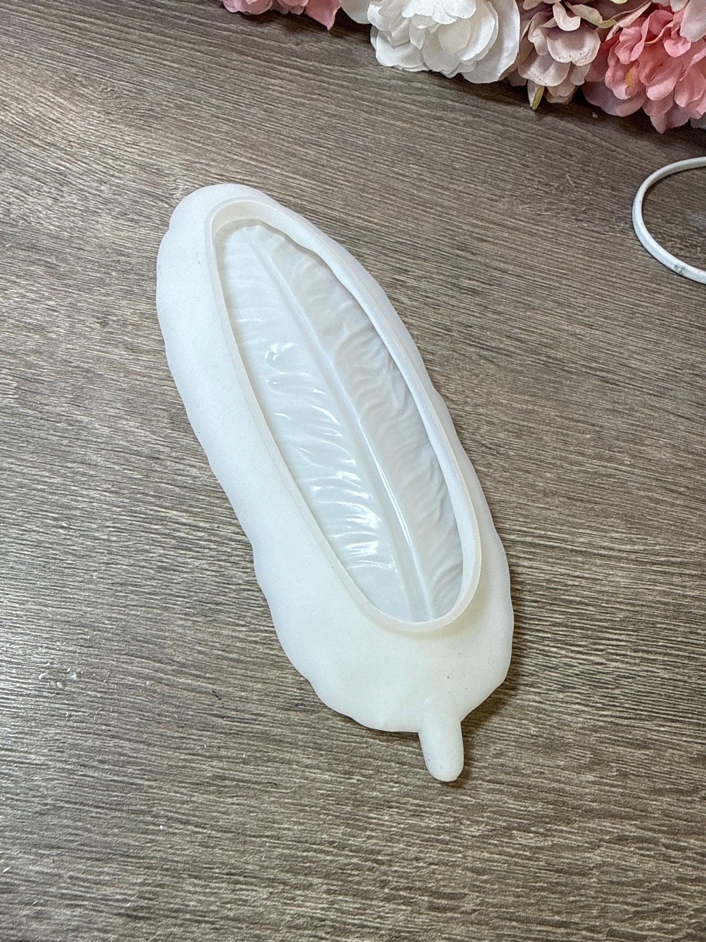 Feder Schmuckschale Silikonform – gebraucht
