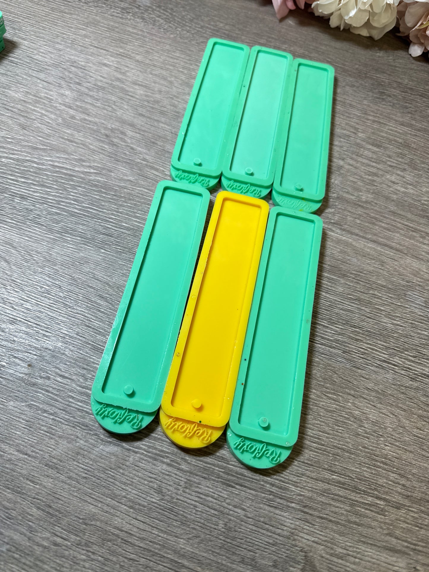 Silikonform große Lesezeichen von Refloxy, gebraucht, Stückpreis