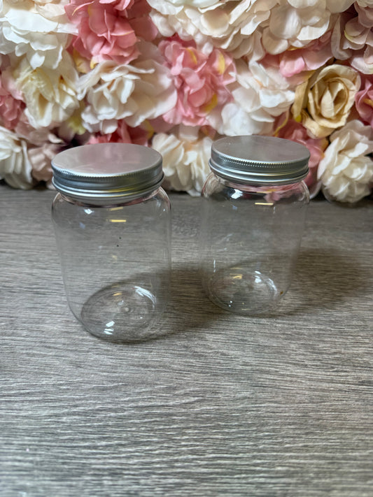 Kunststoff Vorratsglas Schraubglas mit Deckel 10 cm Stückpreis