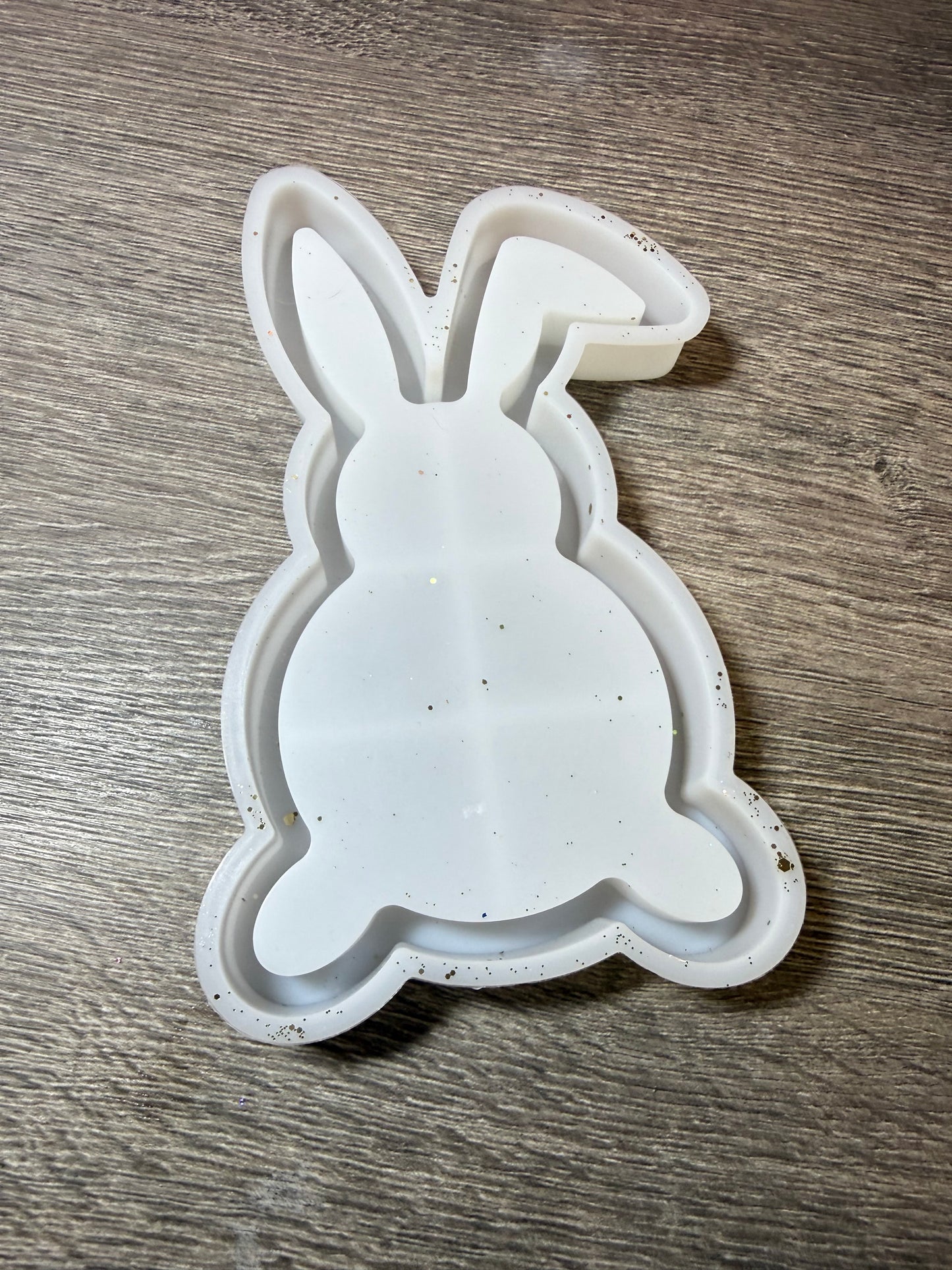 Silikonform Hasen-Tablett – gebraucht – Resin Gießform