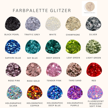 Personalisierte Untersetzer für Gläser aus Resin in deiner Wunschfarbe