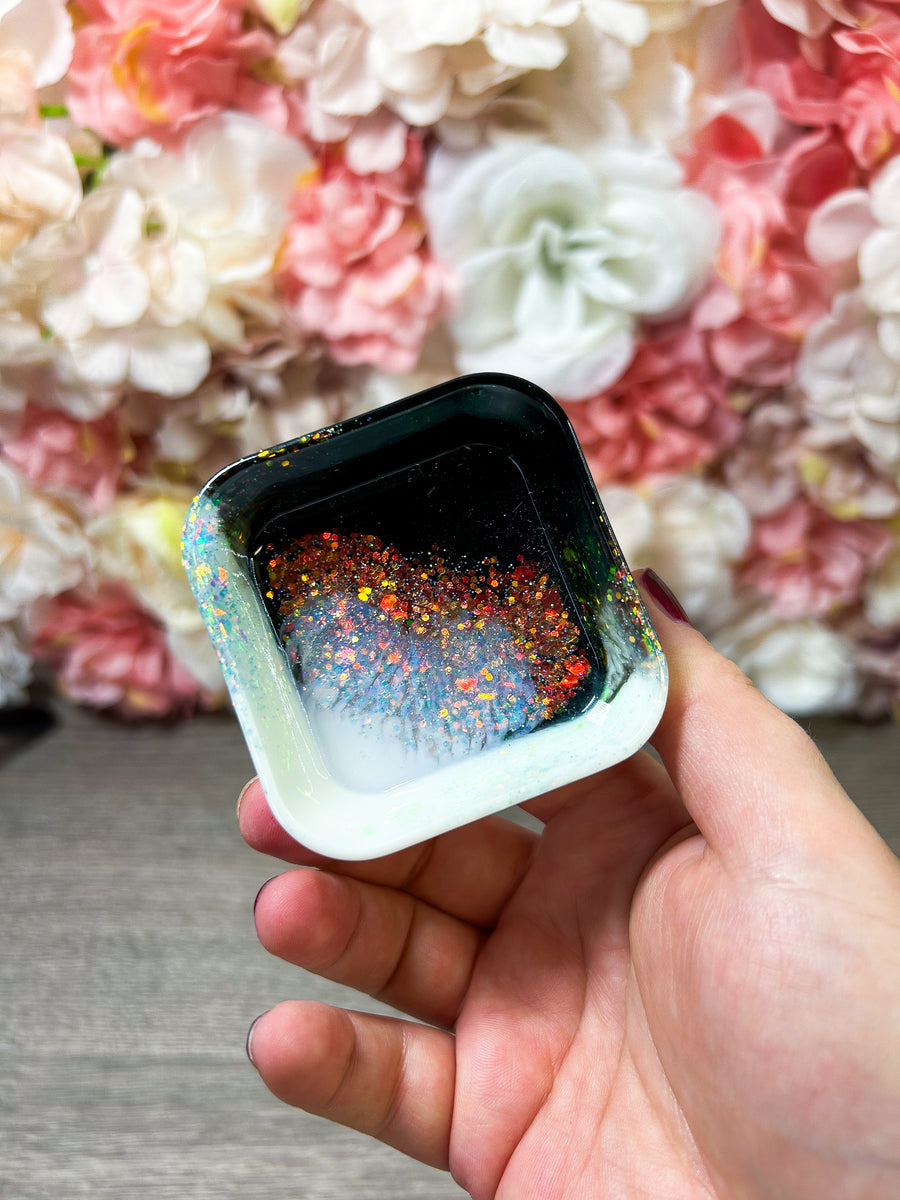 Kleine Schale "eckig" in verschiedenen Designs