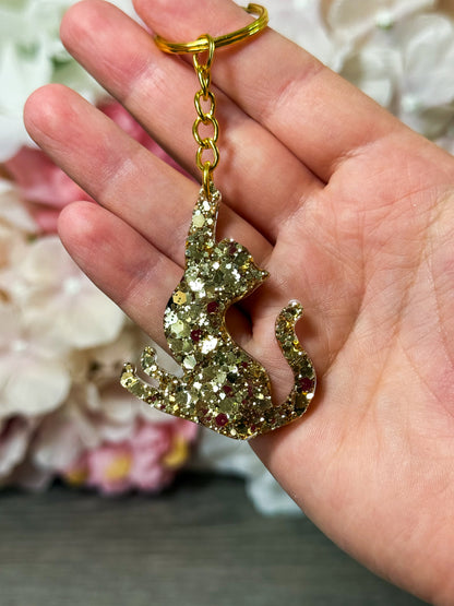 Schlüsselanhänger Katze in verschiedenen Designs