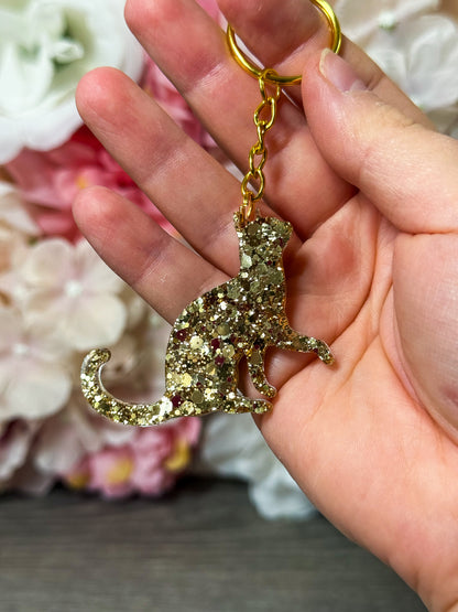 Schlüsselanhänger Katze in verschiedenen Designs