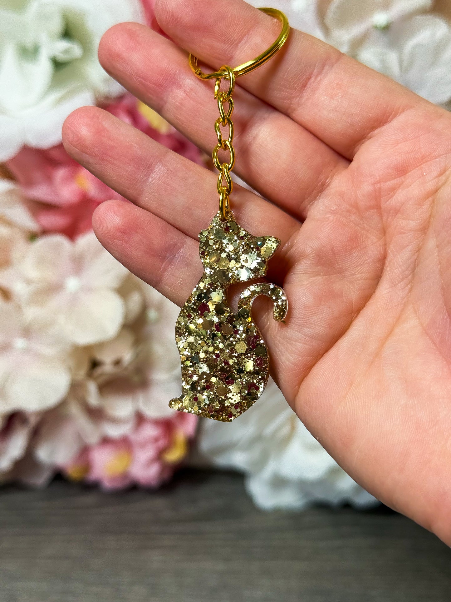 Schlüsselanhänger Katze in verschiedenen Designs