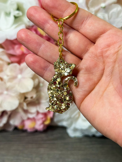 Schlüsselanhänger Katze in verschiedenen Designs