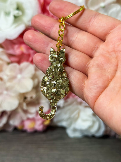 Schlüsselanhänger Katze in verschiedenen Designs