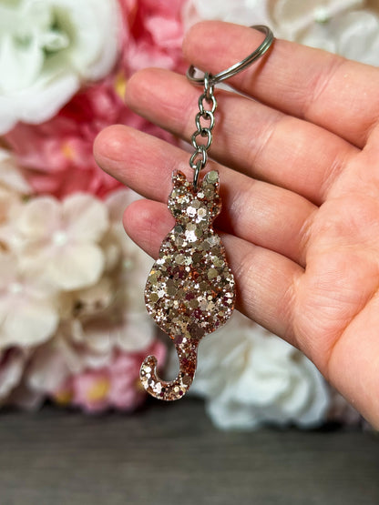 Schlüsselanhänger Katze in verschiedenen Designs