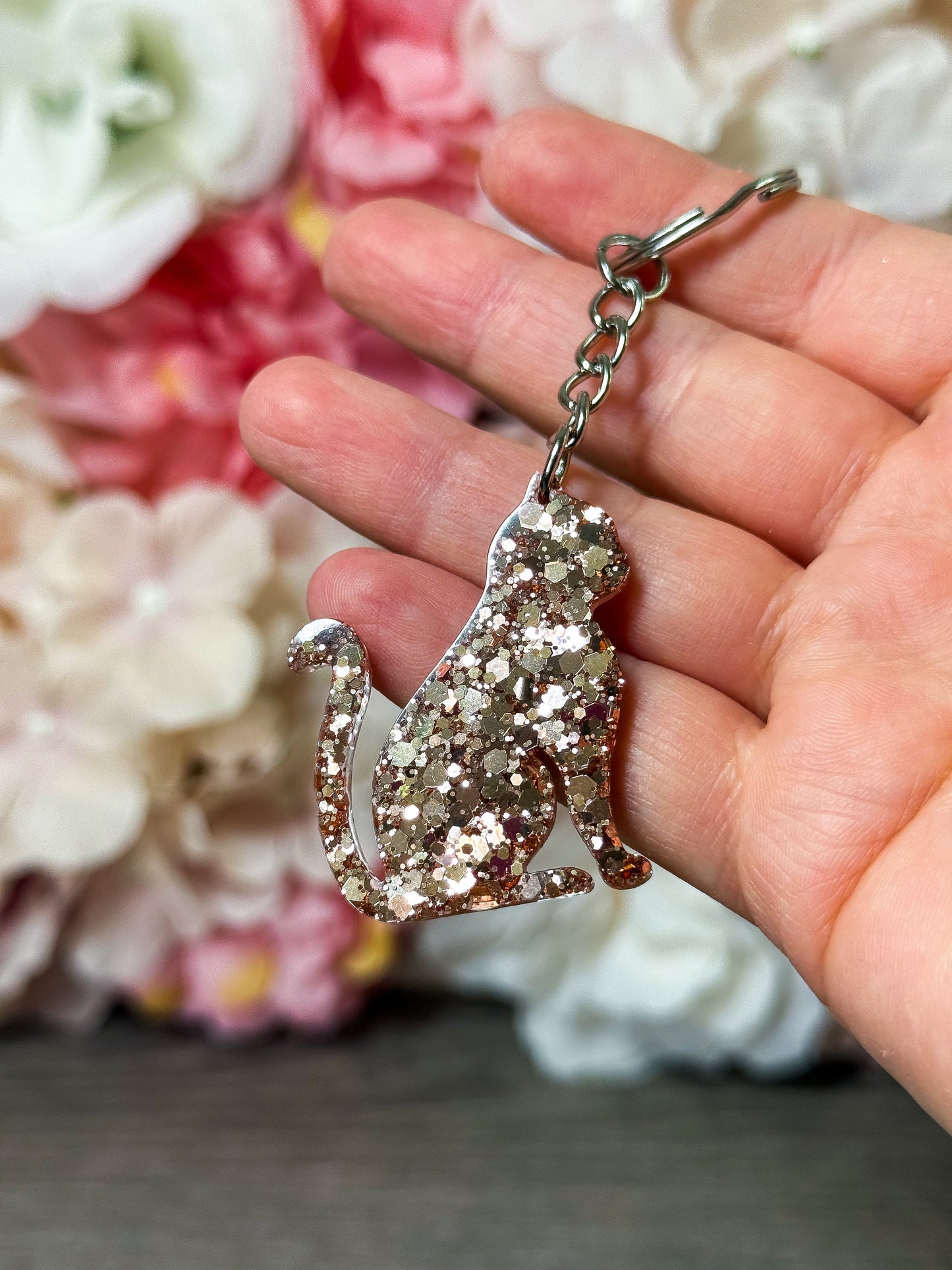 Schlüsselanhänger Katze in verschiedenen Designs