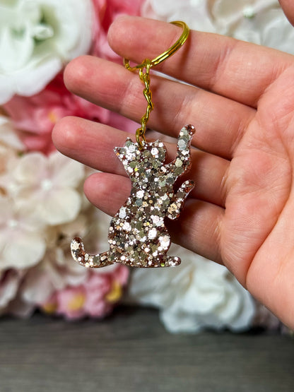 Schlüsselanhänger Katze in verschiedenen Designs