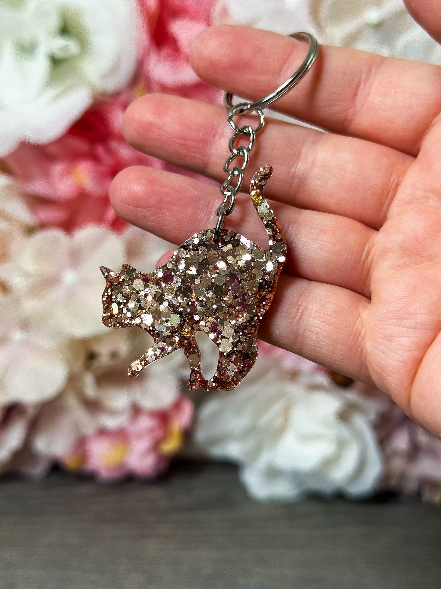 Schlüsselanhänger Katze in verschiedenen Designs