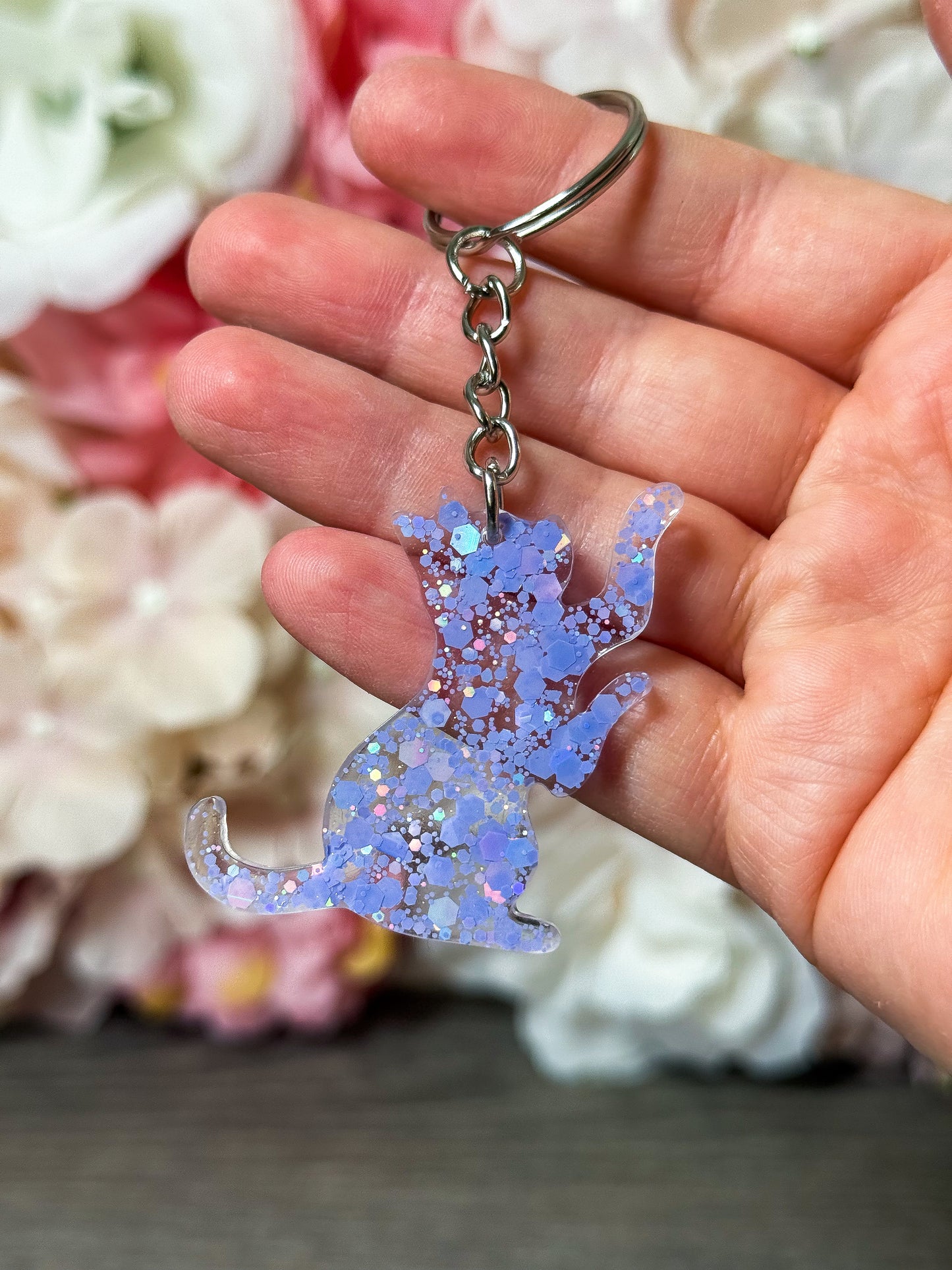 Schlüsselanhänger Katze in verschiedenen Designs