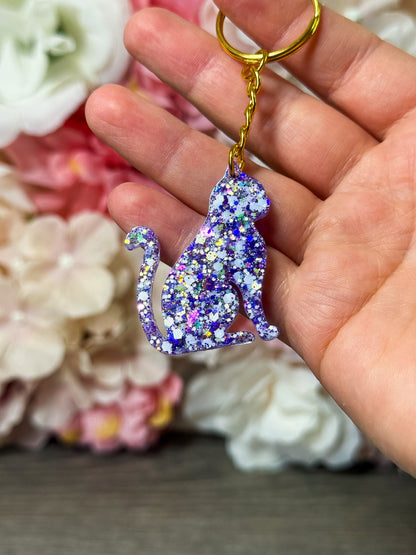 Schlüsselanhänger Katze in verschiedenen Designs