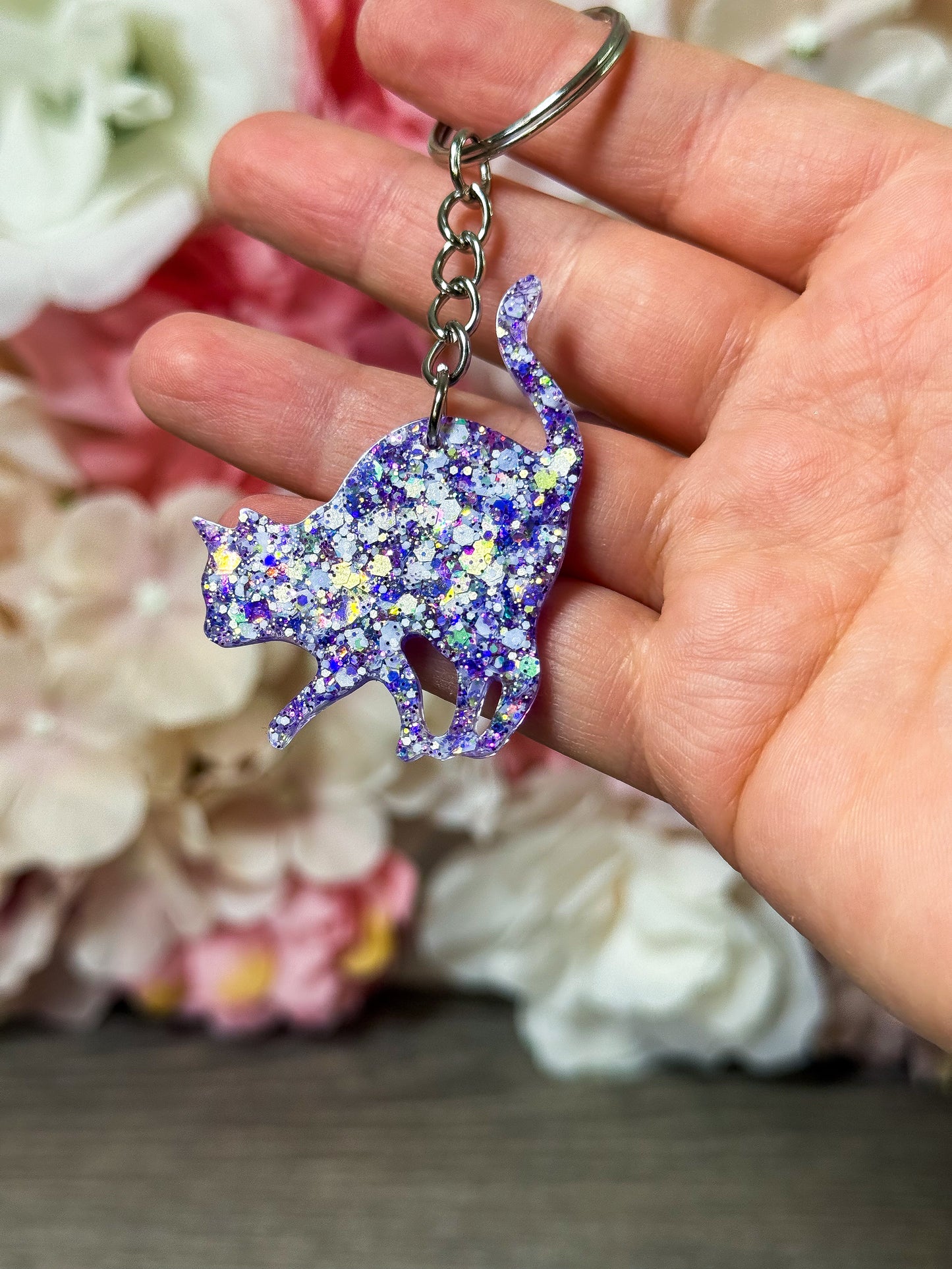 Schlüsselanhänger Katze in verschiedenen Designs