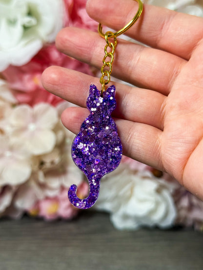 Schlüsselanhänger Katze in verschiedenen Designs