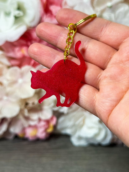 Schlüsselanhänger Katze in verschiedenen Designs