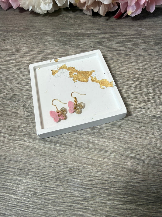 Ohrringe (Achtung Modeschmuck) Schmetterlinge
