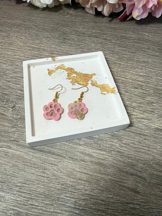 Ohrringe (Achtung Modeschmuck) Pfötchen