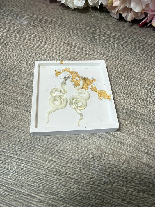 Ohrringe (Achtung Modeschmuck) Schlangen