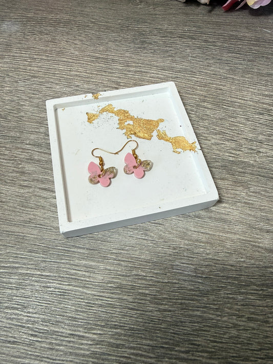 Ohrringe (Achtung Modeschmuck) Schmetterlinge