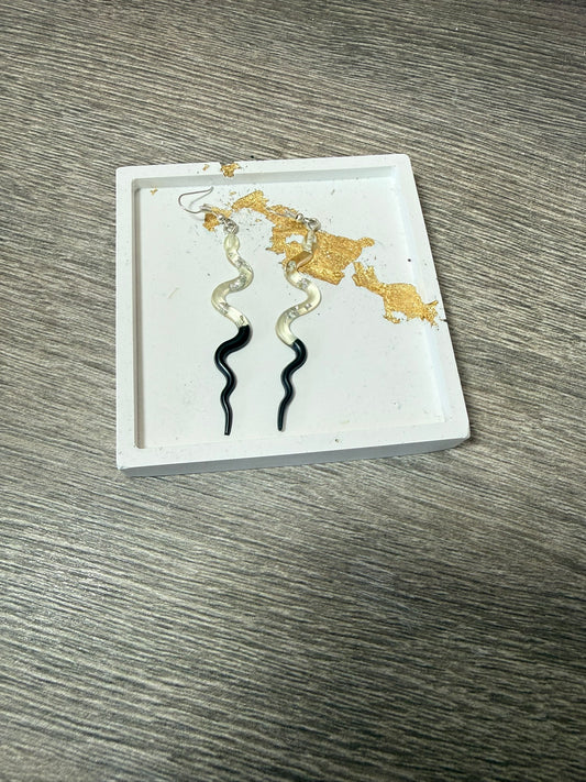 Ohrringe (Achtung Modeschmuck) Schlangen