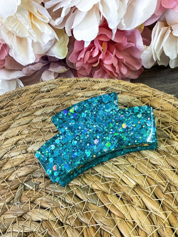 Haarkrebs "Glitzerblau"
