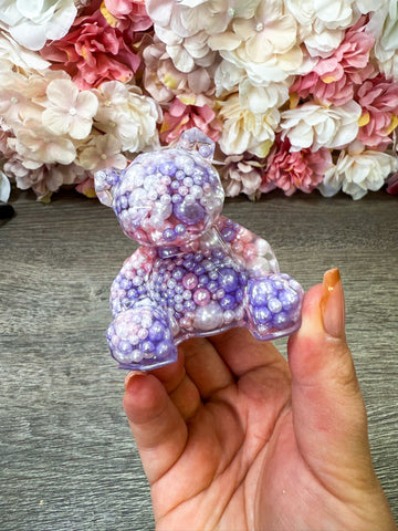 Figur Teddy mit Perlen