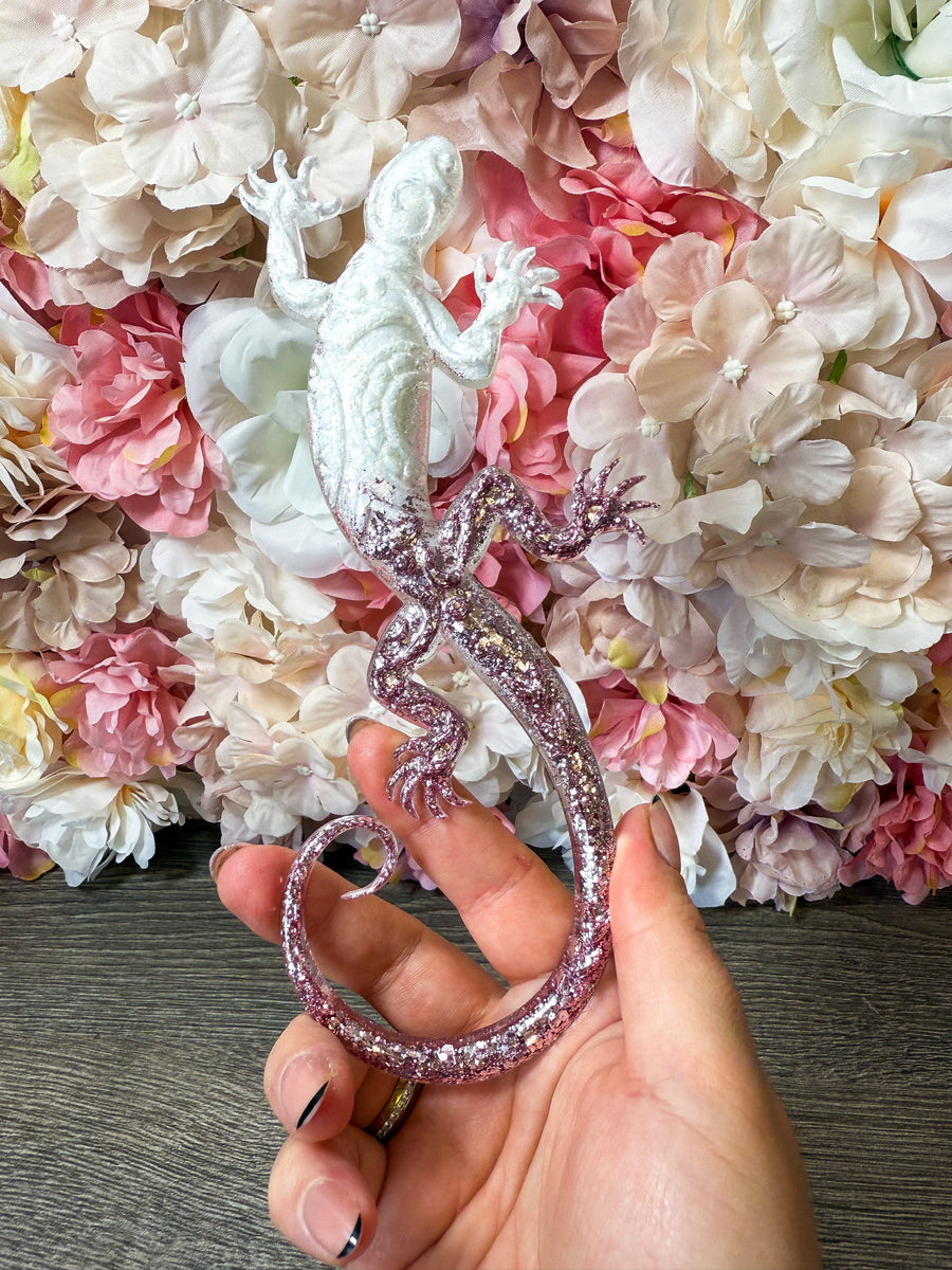 Figur Gekko in verschiedenen Designs