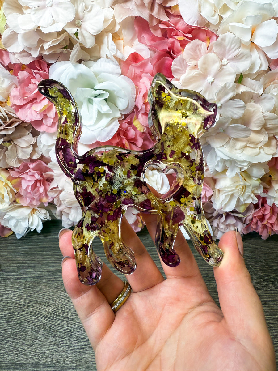 Figur 2D-Katze in verschiedenen Designs