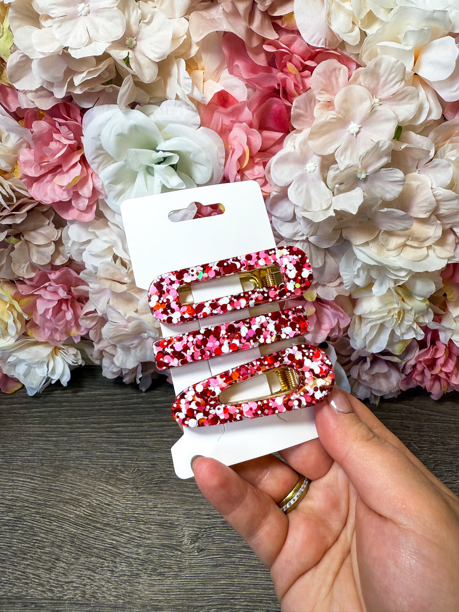 3-teilige Haarspangensets in verschiedenen Designs